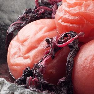 紀州みなべの南高梅　田舎風しそ漬　福紗梅本舗